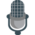 studio microphone on platform EmojiOne