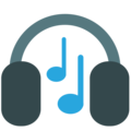 headphones on platform EmojiOne