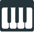 musical keyboard on platform EmojiOne