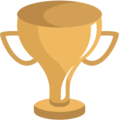 trophy on platform EmojiOne