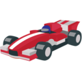 racing car on platform EmojiOne