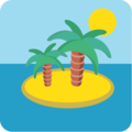 desert island on platform EmojiOne