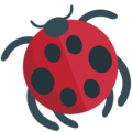ladybug on platform EmojiOne