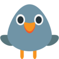 bird on platform EmojiOne
