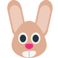rabbit on platform EmojiOne