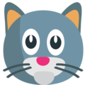 cat face on platform EmojiOne