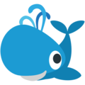 whale on platform EmojiOne