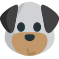 dog face on platform EmojiOne