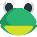 frog on platform EmojiOne