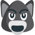 wolf on platform EmojiOne