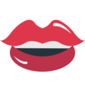 lips on platform EmojiOne