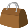 handbag on platform EmojiOne