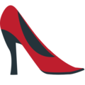 high heel on platform EmojiOne