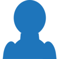 bust in silhouette on platform EmojiOne