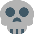 skull on platform EmojiOne