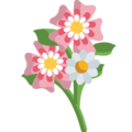 bouquet on platform EmojiOne