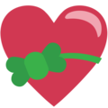gift heart on platform EmojiOne
