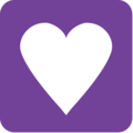 heart decoration on platform EmojiOne