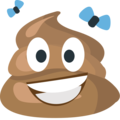 pile of poo on platform EmojiOne