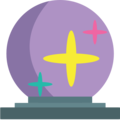 crystal ball on platform EmojiOne
