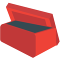 card file box on platform EmojiOne