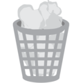 wastebasket on platform EmojiOne
