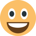 grinning on platform EmojiOne