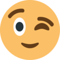 wink on platform EmojiOne