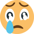 cry on platform EmojiOne