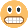 grimacing on platform EmojiOne
