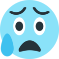 cold sweat on platform EmojiOne