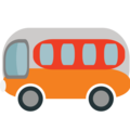 bus on platform EmojiOne