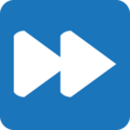 fast-forward button on platform EmojiOne