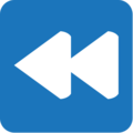 fast reverse button on platform EmojiOne