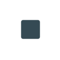 black small square on platform EmojiOne