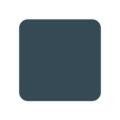 black medium square on platform EmojiOne