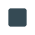 black medium-small square on platform EmojiOne