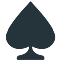 spades on platform EmojiOne
