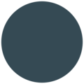 black circle on platform EmojiOne