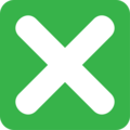 cross mark button on platform EmojiOne