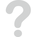 white question mark on platform EmojiOne