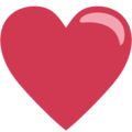 heart on platform EmojiOne