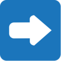 right arrow on platform EmojiOne
