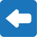 left arrow on platform EmojiOne