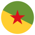 flag: French Guiana on platform EmojiOne