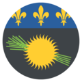 flag: Guadeloupe on platform EmojiOne