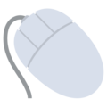 computer mouse on platform EmojiOne