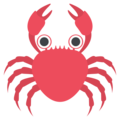 crab on platform EmojiOne