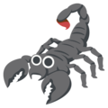 scorpion on platform EmojiOne