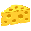cheese wedge on platform EmojiOne